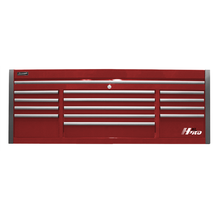 Homak Manufacturing 72'' HXL 13-Drawer Top Chest - Red HOMHX02072153