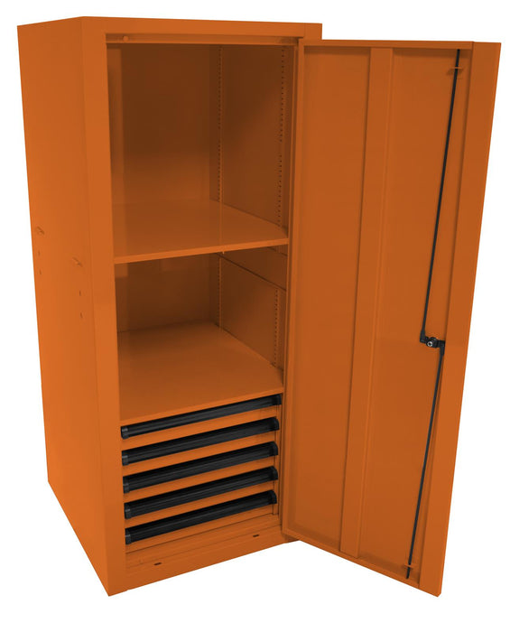 Homak Manufacturing RS PRO 22'' Full Height Side Locker, Orange HOMOG08021050