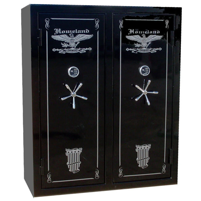 Homeland Safes Double Door Gun Safe | 72 x 60 x 27 | 64 Guns