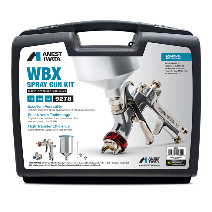 Iwata W400-WBX Spray Gun Kit IWA9278