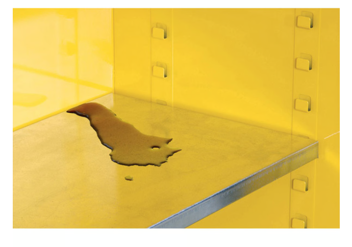 Justrite Mfg. Co. 12G Flame Safe Cabinet Yellow JUS891200