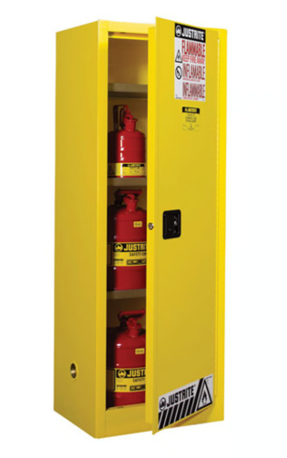 Justrite Mfg. Co. Cabinet 22 Gallon Flammable Yellow JUS892200
