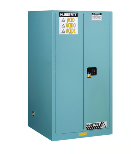 Justrite Mfg. Co. Cabinet Safety 60 Gallon Acid Blue ChemCor JUS8960022