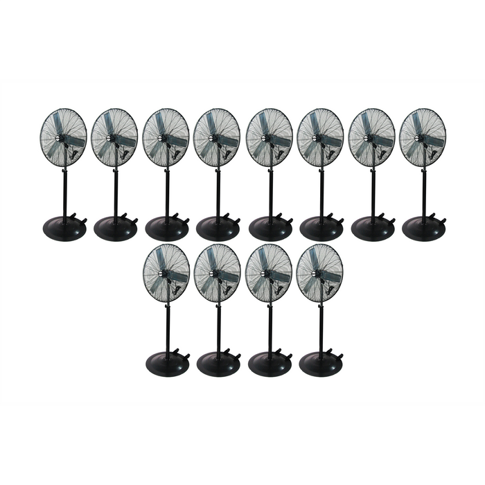 K Tool International 30" Pedestal Industrial Fan (Pallet of 12) KTI77730-PL12