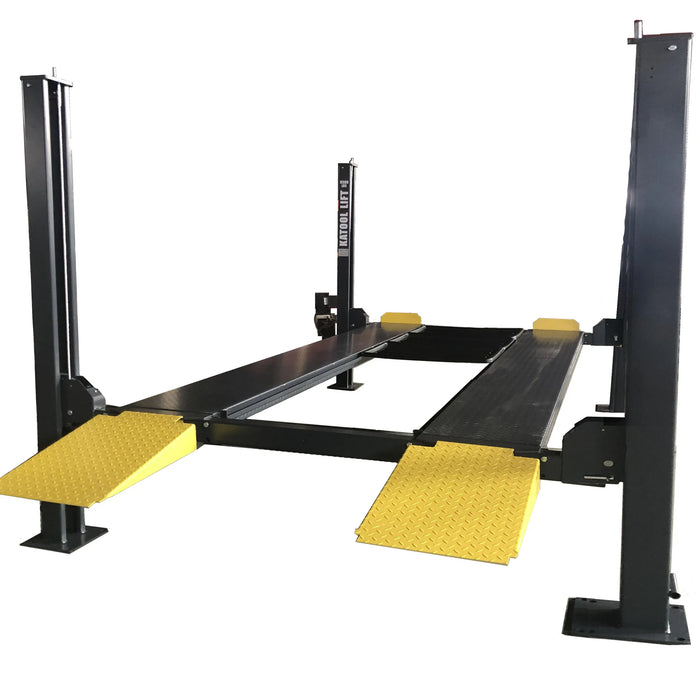 Car Parking Lift with Casters | 8500 lbs. | Four Post | Katool KT-4H850