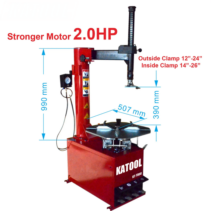 Combo | Tire Changer and Wheel Balancer | Katool T800+B750