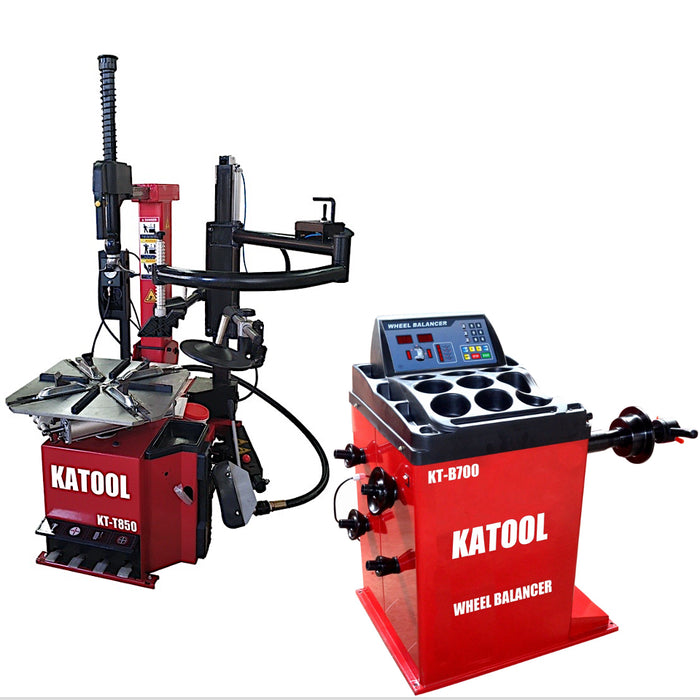 Combo | Tire Changer and Wheel Balancer | Katool T850+B700