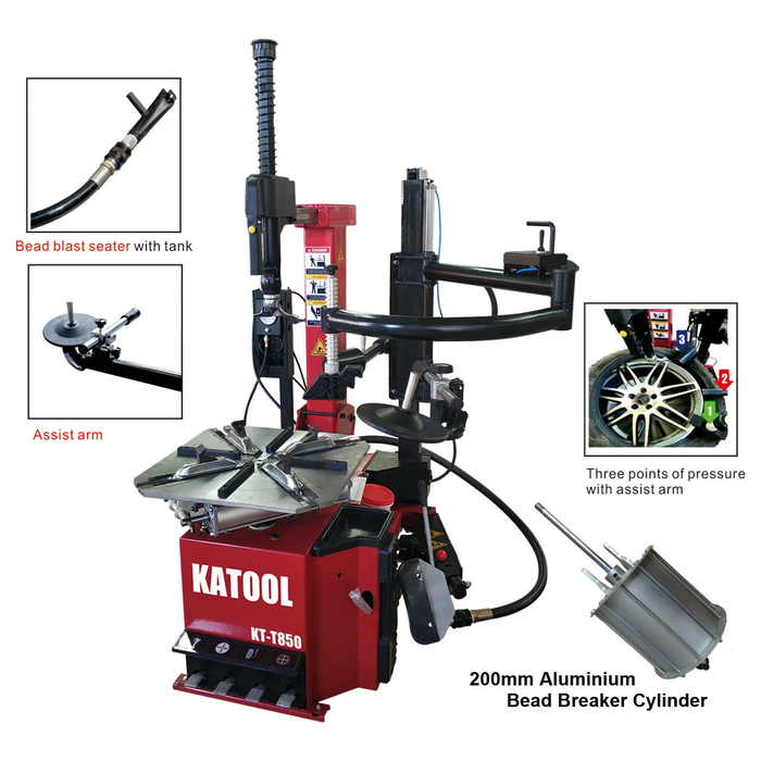 Combo | Tire Changer and Wheel Balancer | Katool T850+B700