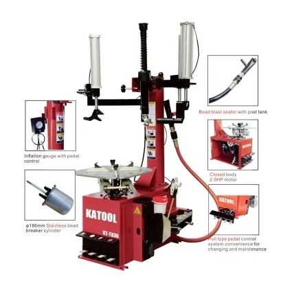 Combo | Tire Changer and Wheel Balancer | Katool T830+B700