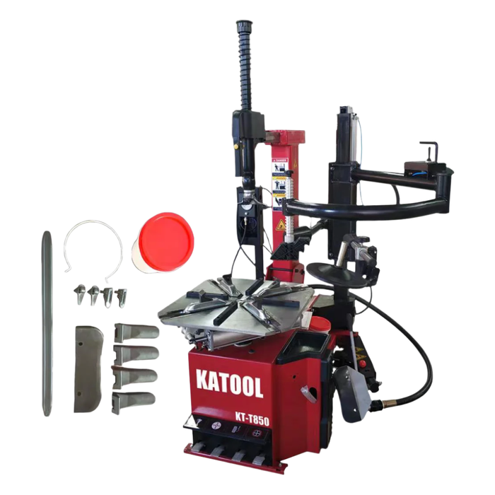 Tire Changer | Tilt-Arm | Wheel Clamp | 2HP | Katool KT-T850