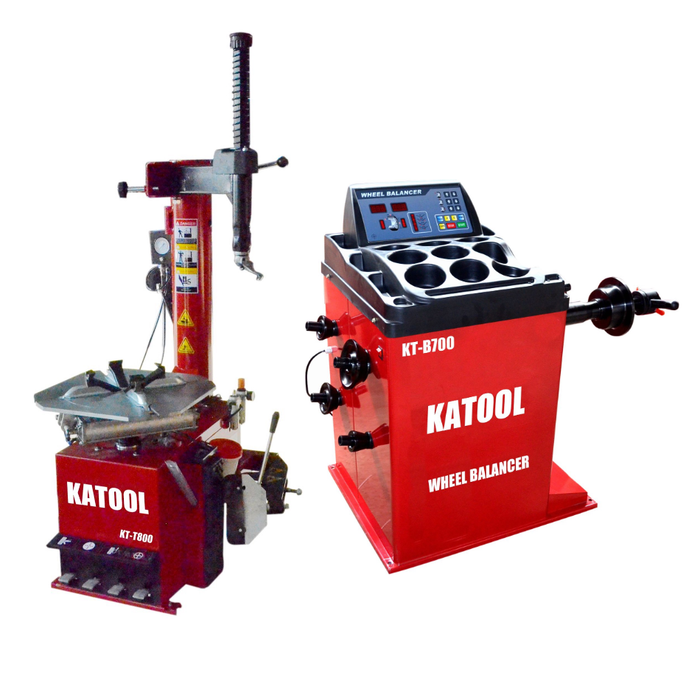 Combo | Tire Changer and Wheel Balancer | Katool T800+B700