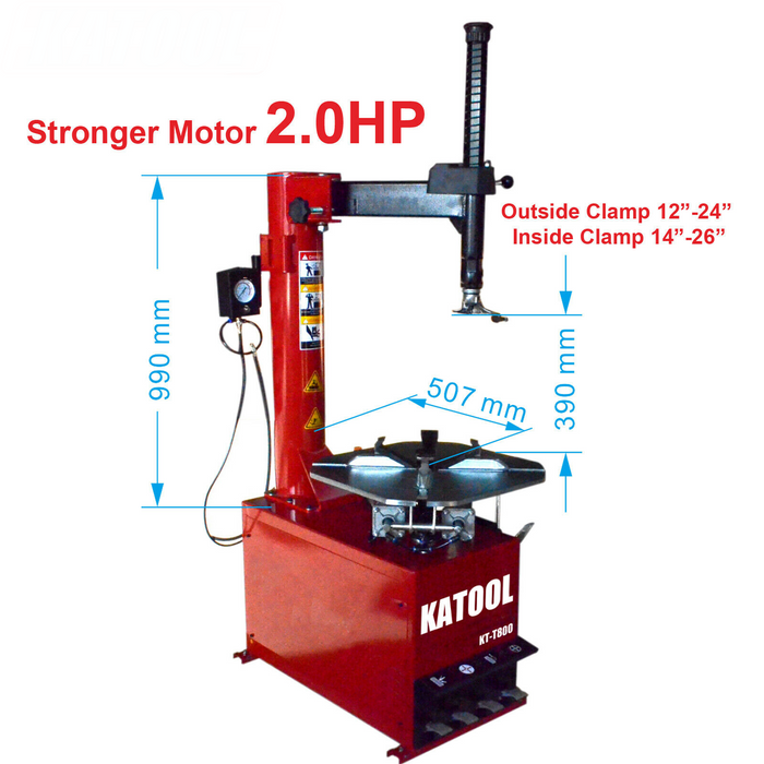 Combo | Tire Changer and Wheel Balancer | Katool T800+B700