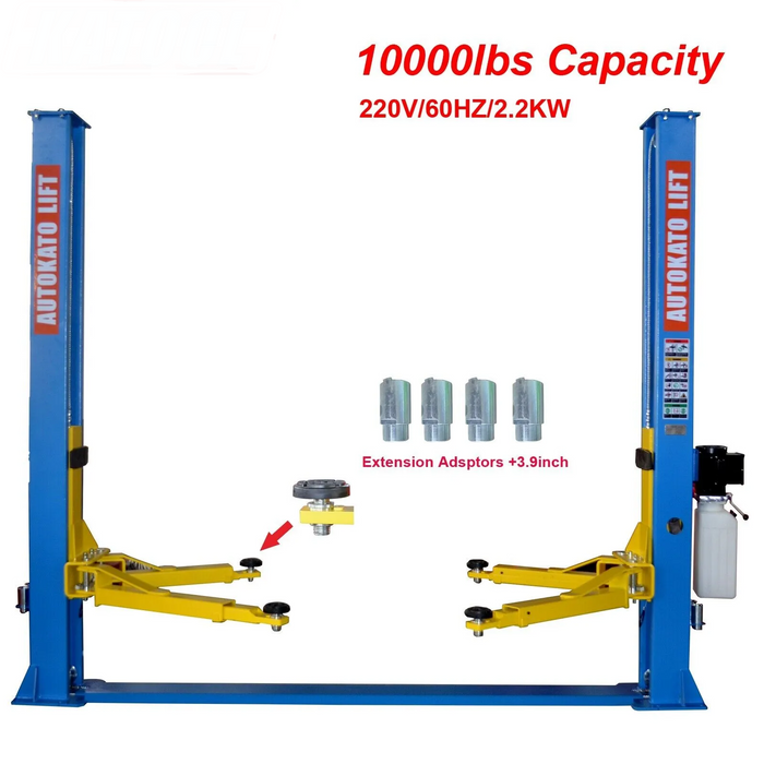 Vehicle Lift | Two Post | 10,000 lbs | Katool H105