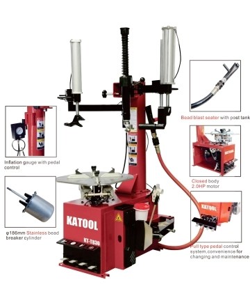 Tire Changer | Wheel Clamp | 2HP | Katool KT-T830