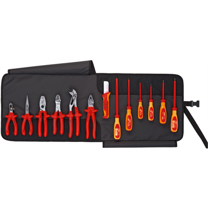 KNIPEX 13PC ELECTRICIANS SET IN POUCH KNP9K008003US