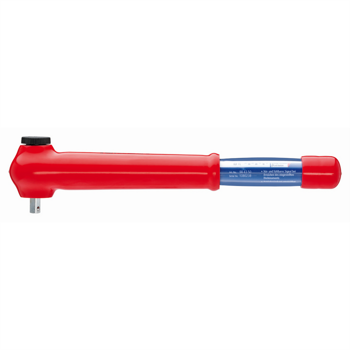 KNIPEX TORQUE WRENCH-1,000V INSLTD-1/2IN DR KNP984350