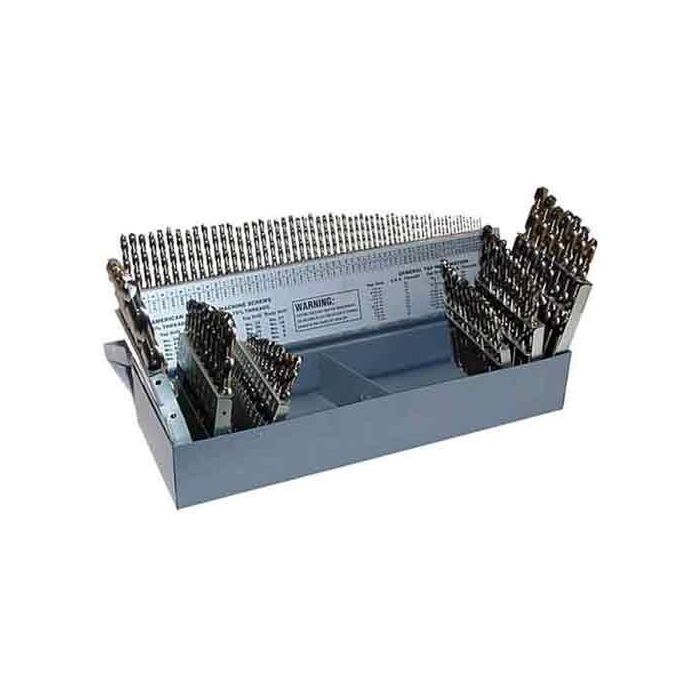 KnKut KnKut 115 Piece Short Stubby Length Drill Bit Set Numbers, Letters, Fractions KNK115KK7
