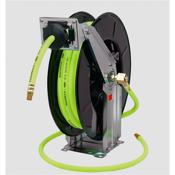 Legacy Manufacturing ZillaReel Air Hose Reel 1/2 in x 50 ft Heavy-Duty Retractable Air Hose Reel LEGL8741FZ