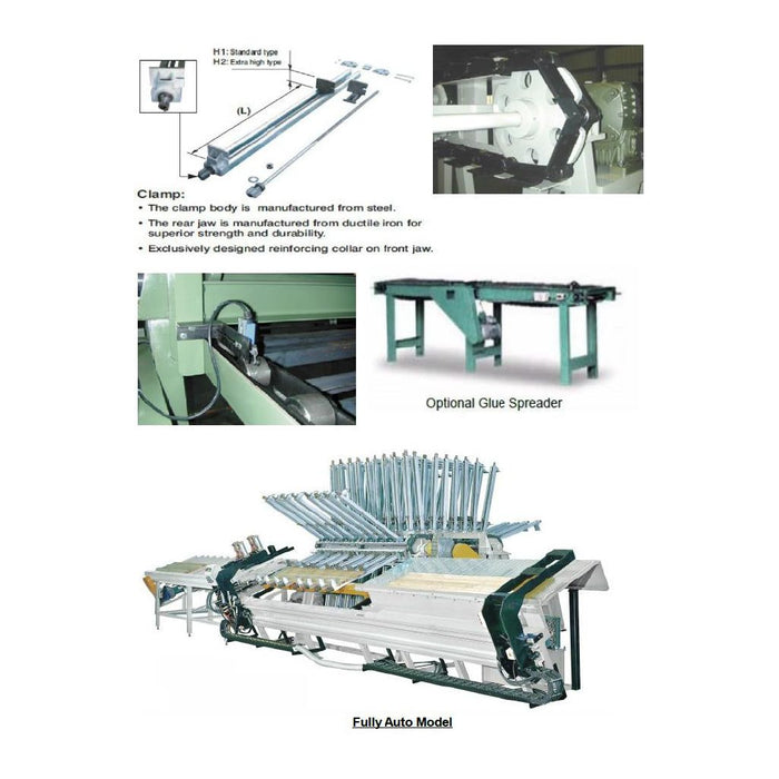 50" x 125" Auto Clamp Carrier | 12 Sections  | Lobo Castaly CC-41012AO