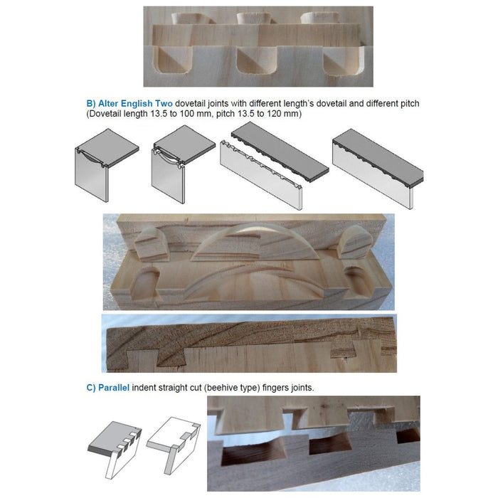 CNC Dovetail Machine | 6 Styles | Lobo Castaly CM-600CNC-6S