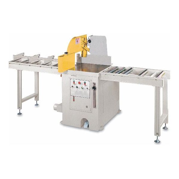 8' x 12" Outfeed Rolls Table with One Flip Stops | Lobo Castaly RT-08