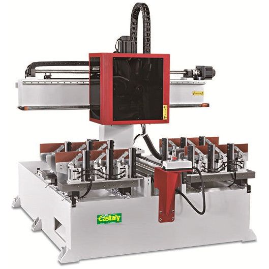 CNC 3 Spindles Machine | Center One |  83” Zone or Two 47” Zones | Lobo Castaly CNC-83-DU