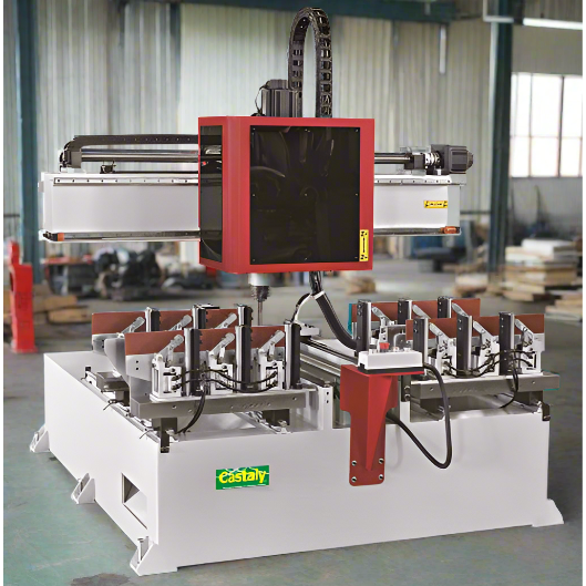 CNC 3 Spindles Machine | Center One |  83” Zone or Two 47” Zones | Lobo Castaly CNC-83-DU