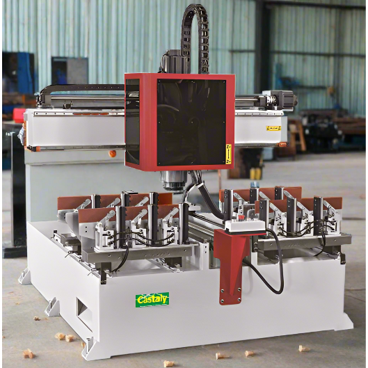 CNC 3 Spindles Machine | Center One |  83” Zone or Two 47” Zones | Lobo Castaly CNC-83-DU