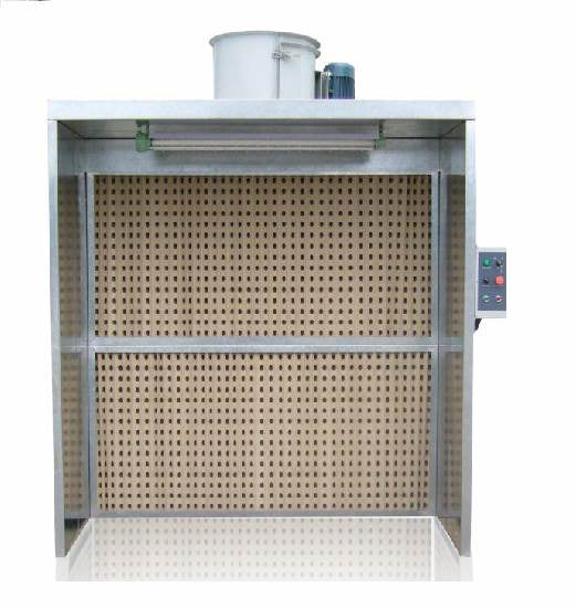 12' Dry Filter Spray Booth | Lobo Castaly TS-12DB