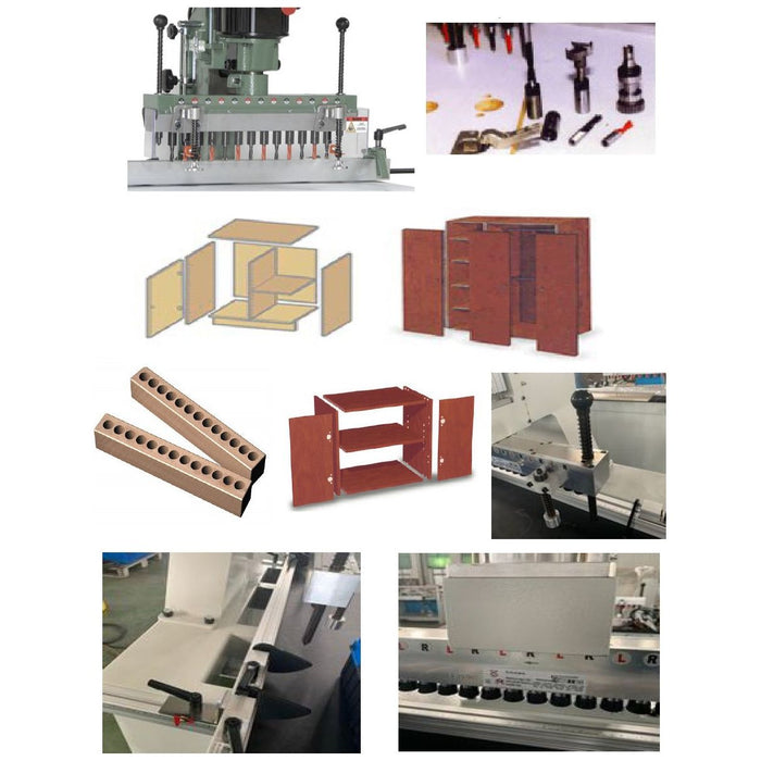 Line Boring (Manual) | 13 Drills Vertical (BR-01DH plus 13 Drills Head) | Lobo Castaly BR-01DH-13D