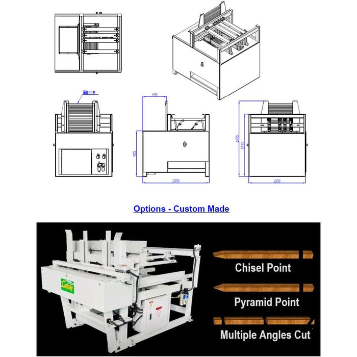 Frame | Rim | Box Parts Multiple Cutting Saw | Lobo Castaly CS-22x3-45D