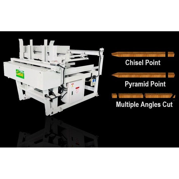 End Cutting Machine | Stake (Pyramid  ) | Arrow ( Chisel Point) | Lobo Castaly TRS-37-AGx2