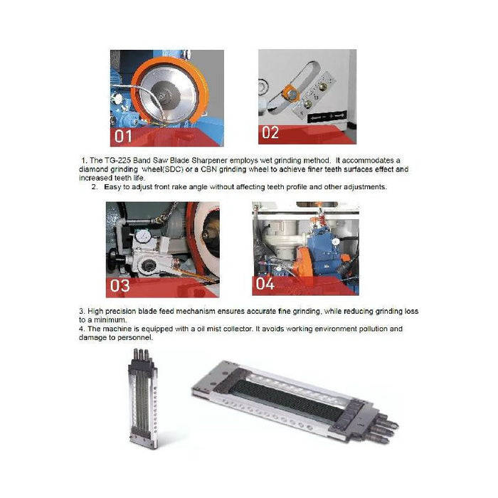 Straight Band /Jig Saw Blade Grinder | Lobo Castaly TG-225B