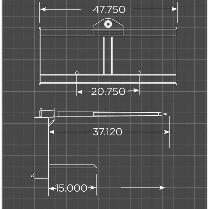 Compact Tractor Hayspear | Loflin Fabrication