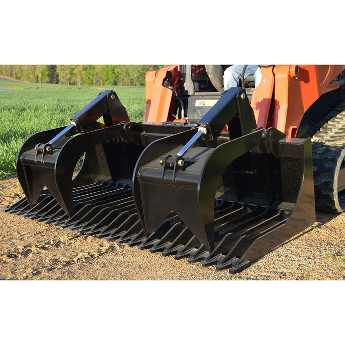 Rock Bucket Grapple | Extra Heavy Duty | Loflin Fabrication