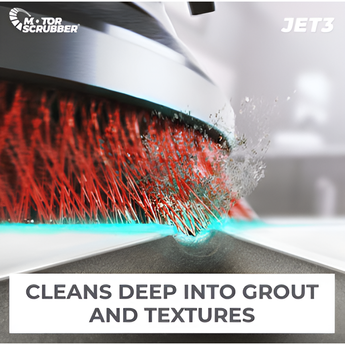 MotorScrubber Jet 3 Electric Jet Scrubber – Compact, Chemical-Free Cleaning | Model MSJET3