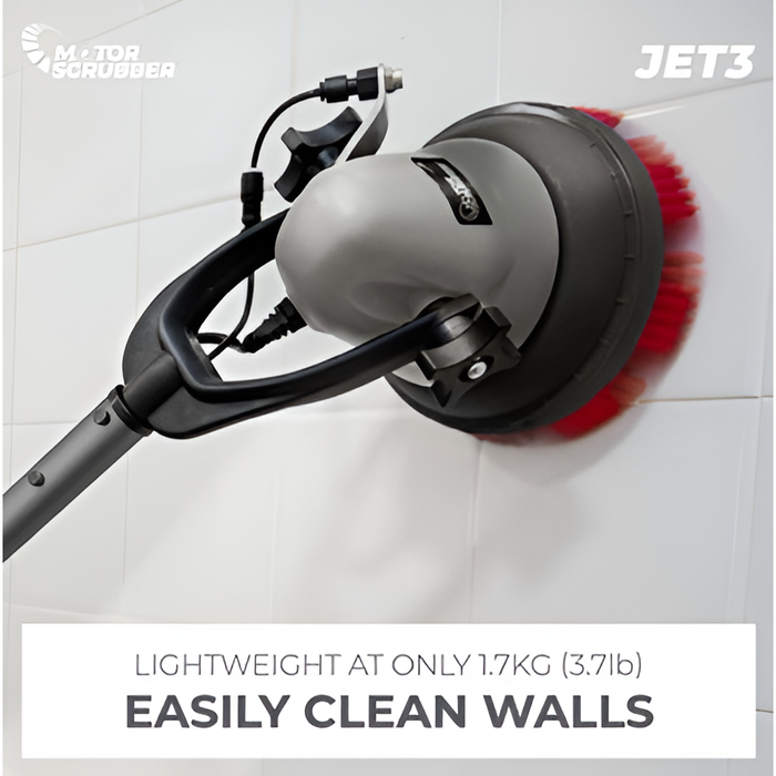 MotorScrubber Jet 3 Electric Jet Scrubber – Compact, Chemical-Free Cleaning | Model MSJET3