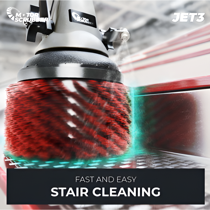 MotorScrubber Jet 3 Electric Jet Scrubber – Compact, Chemical-Free Cleaning | Model MSJET3