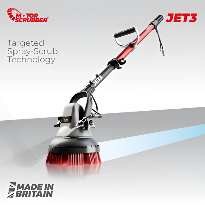 MotorScrubber Jet 3 Electric Jet Scrubber – Compact, Chemical-Free Cleaning | Model MSJET3
