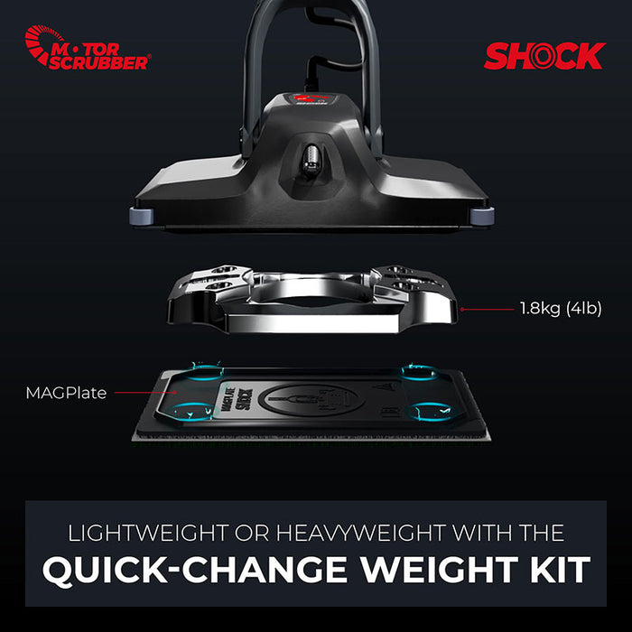 MotorScrubber Shock Starter Kit – Reusable Cleaning Pads, Compact – Model MSSHOCKCOMP-US
