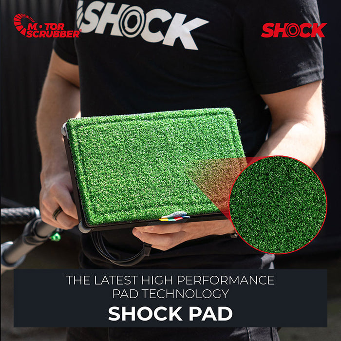 MotorScrubber Shock Starter Kit – Reusable Cleaning Pads, Compact – Model MSSHOCKCOMP-US