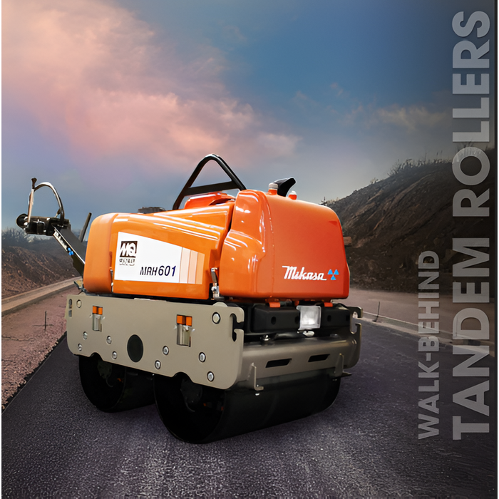 Tandem Drum Roller | Walk-Behind | Kubota EA-330-E3 | Multiquip MRH601DS