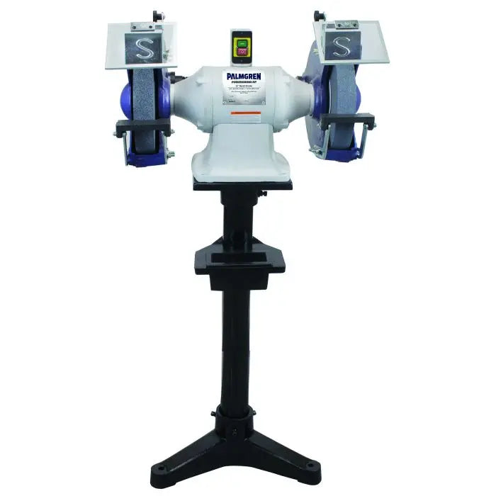 Palmgren Grinder 12'' 3Hp Pedestal Stand Combo Dust Collection 9682077