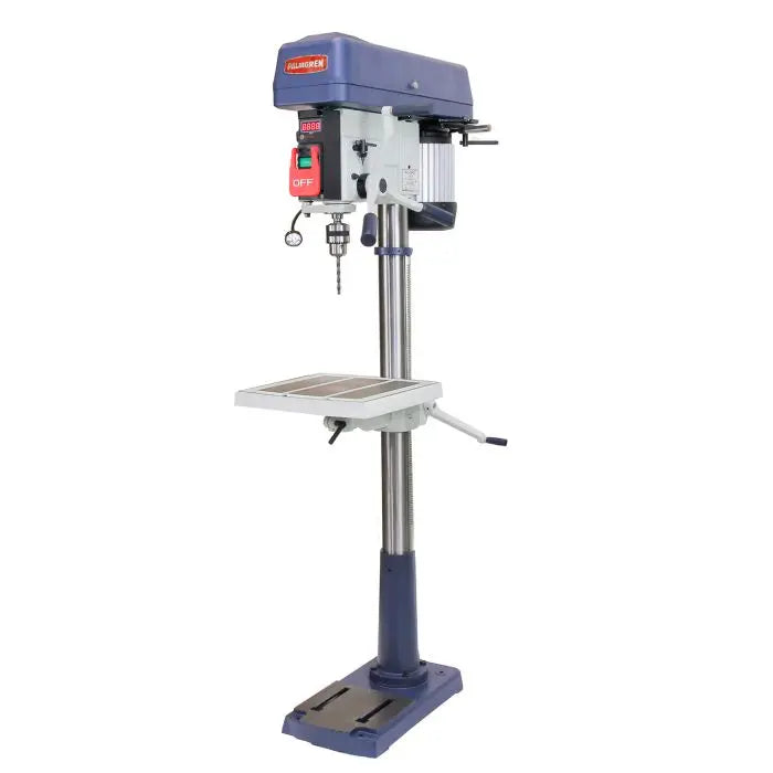 Palmgren 17" Floor Drill Press – 16-Speed, Step Pulley System | Model 9680178