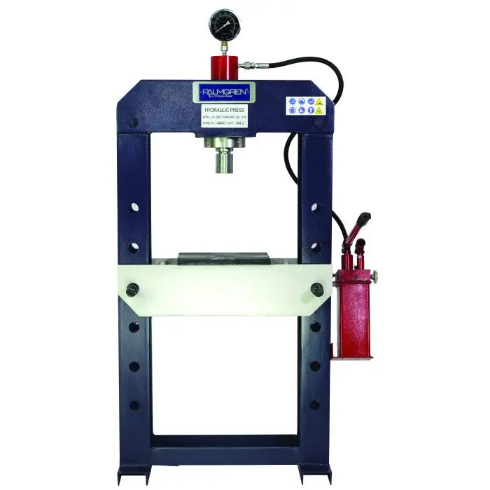 Palmgren 25‑Ton Hydraulic Press – Manual Pump, 72″ Frame | Model 9661613