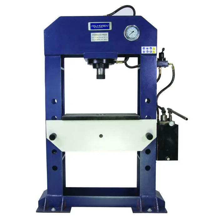 Palmgren 75‑Ton Hydraulic Press – Manual Pump, 96″ Frame | Model 9661615