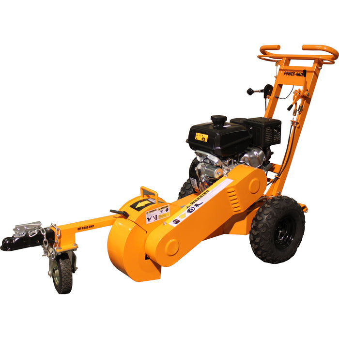 Stump Grinder | 14HP | Kohler CH440 | Electric Start | Green Teeth Compatible | Self Propelled | Power King PK0803-SP