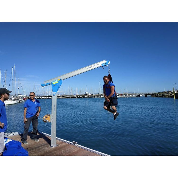 T-Davit Winched |Column Option 5 Beam Option 2 | WLL 1100lb | Reid Lifting US-TDWA5A2