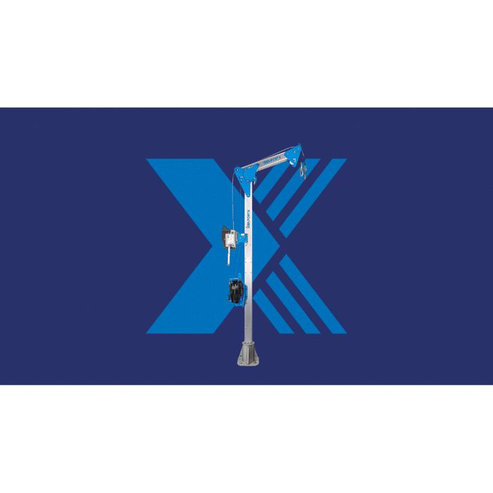 PortX Davit | 2ft 7½in Radius HOL 6ft 6¾in WLL660lb | Reid Lifting US-PTXDR800-20