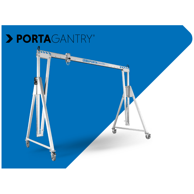 Porta-Gantry Beam | Up to 11.000lb | Adjustable Clear Span | Reid Lifting